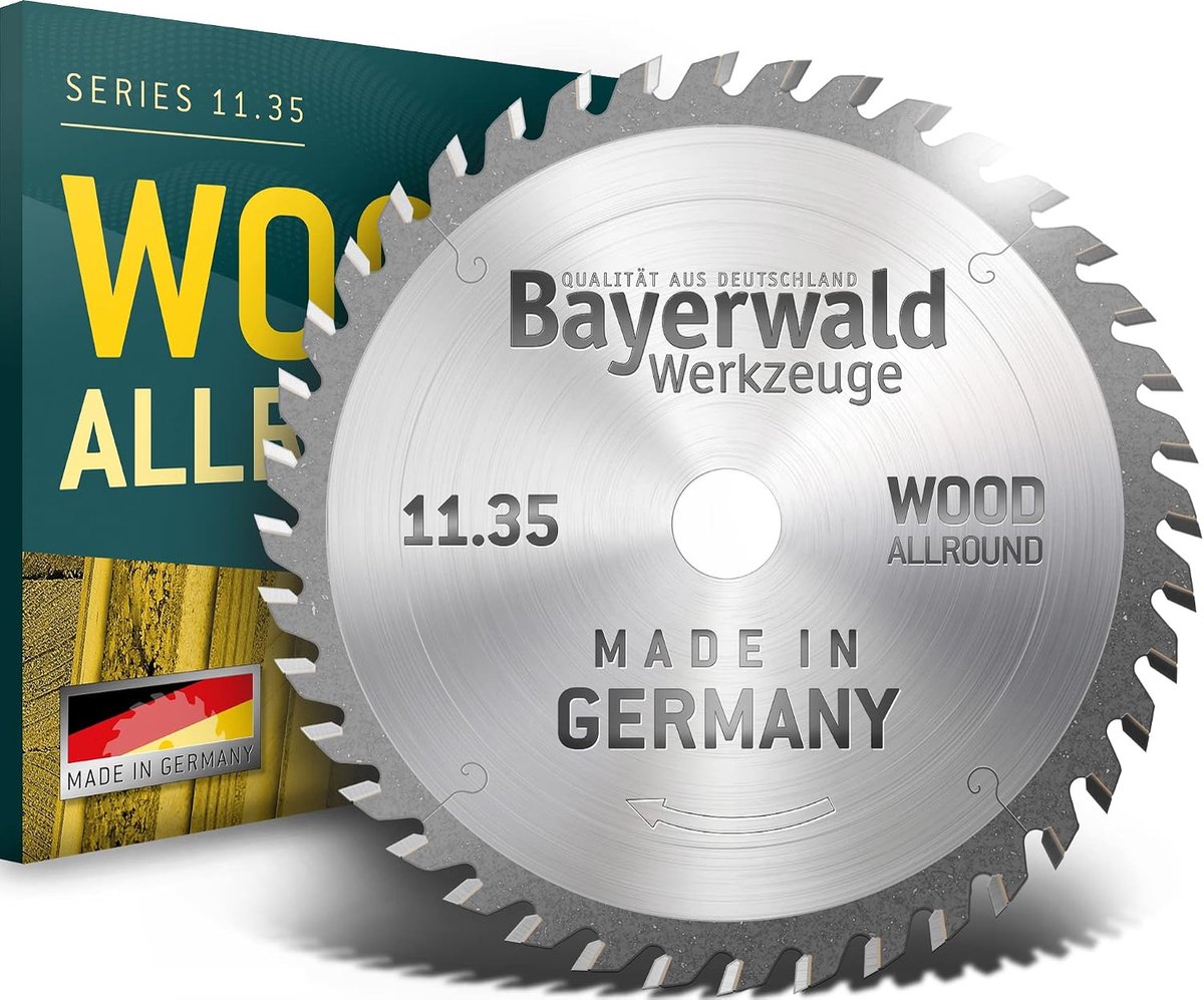 Cirkelzaagblad 225 mm - hardmetalen - 48 tanden - zeer fijne zaagsnedes - ShopVlot