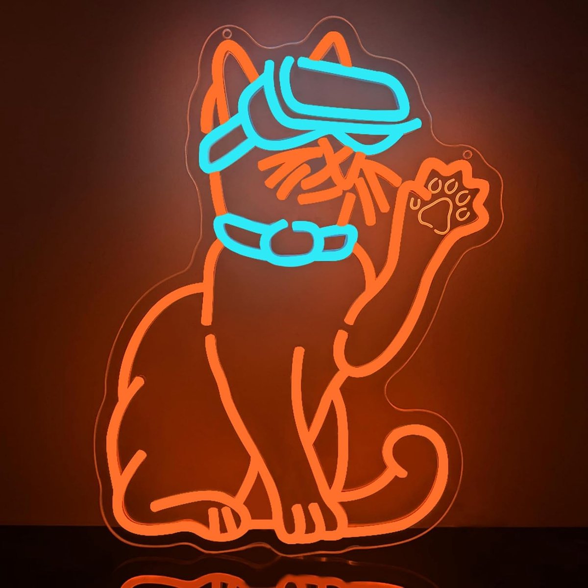 Neonlicht Kat - LED Neonverlichting - Persoonlijke Decoratie - Speelse sfeer voor kinderkamer - ShopVlot