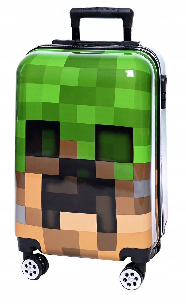 Kinderkoffer Vliegtuig - Pixels Design - Handbagage