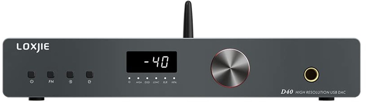 DAC & hoofdtelefoonversterker - 2xES9068AS chip - Bluetooth en USB - optimale geluidskwaliteit - ShopVlot