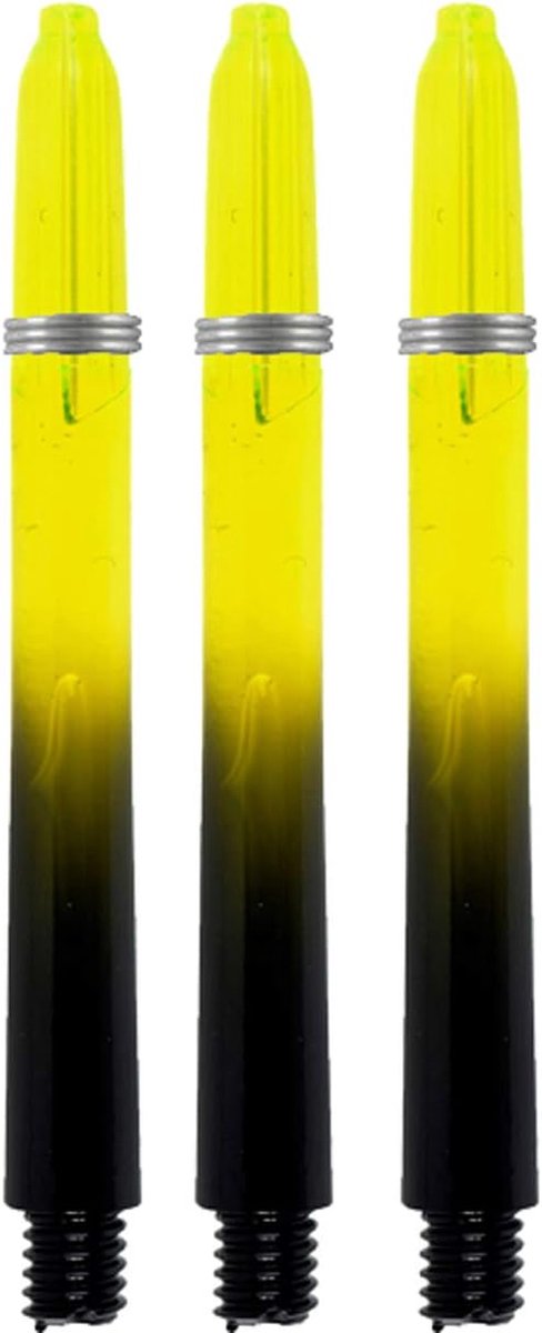 Dartshafts 48 mm - polycarbonaat met gefreesde ringen - 2 BA schroefdraad - universeel te gebruiken - ShopVlot