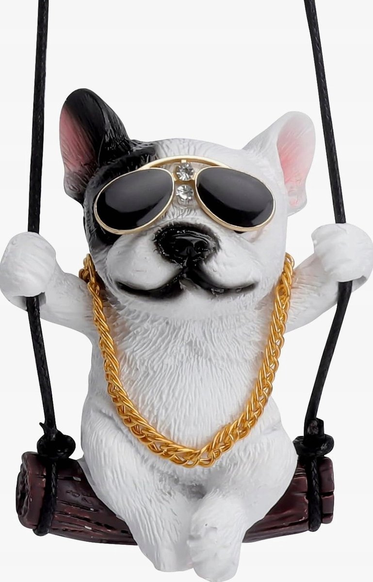 Grappige Bulldog Auto Hanger - Decoratie voor Achteruitkijkspiegel