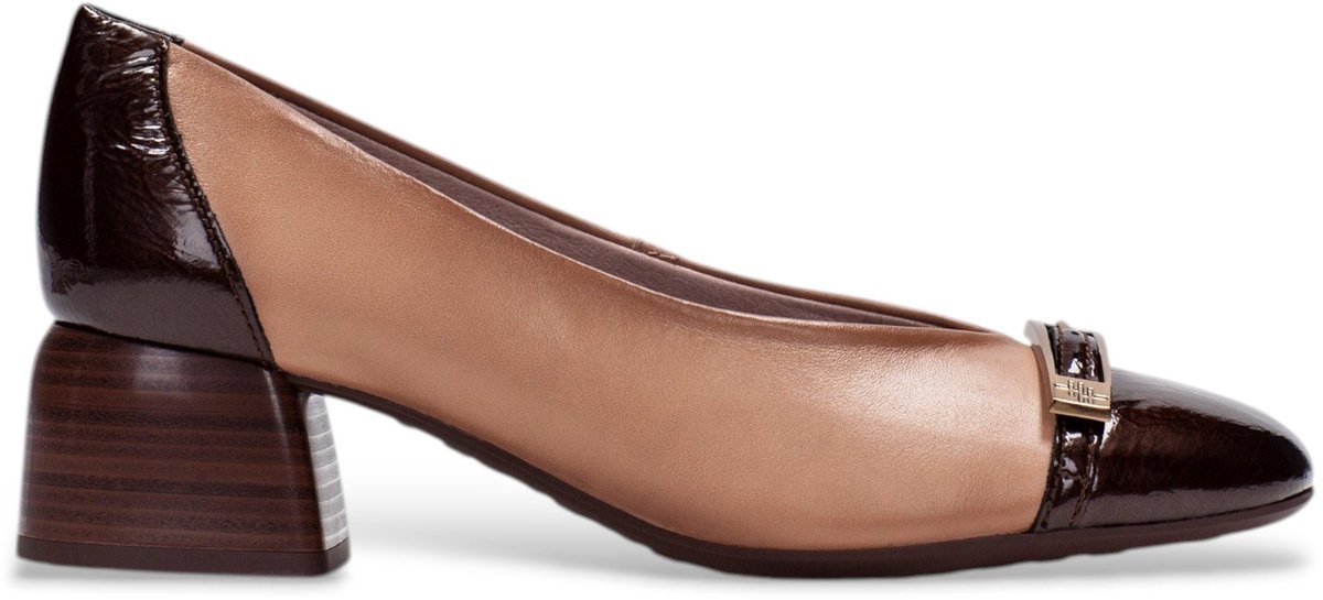 Hispanitas Bruine leren schoenen Varsovia