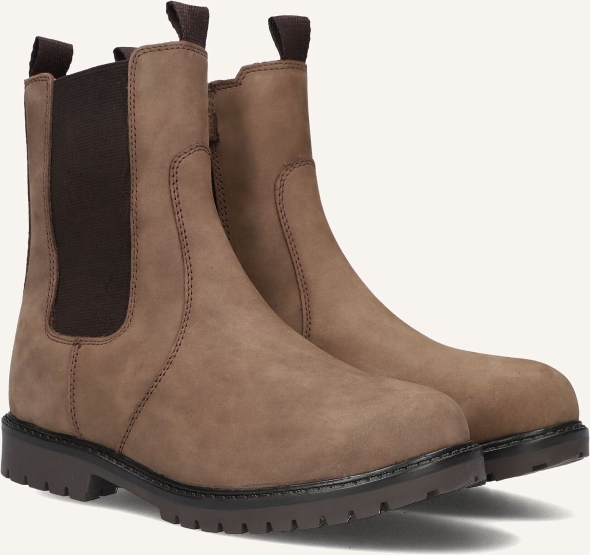 Wysh Robin Boots Jongens - Taupe - Maat 36