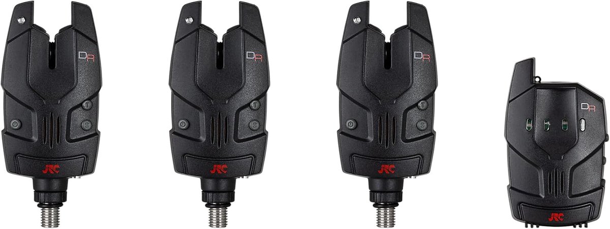 Bite alarm set 3 plus 1 - radar detector - ultra-helder LED - 120 meter bereik - ShopVlot