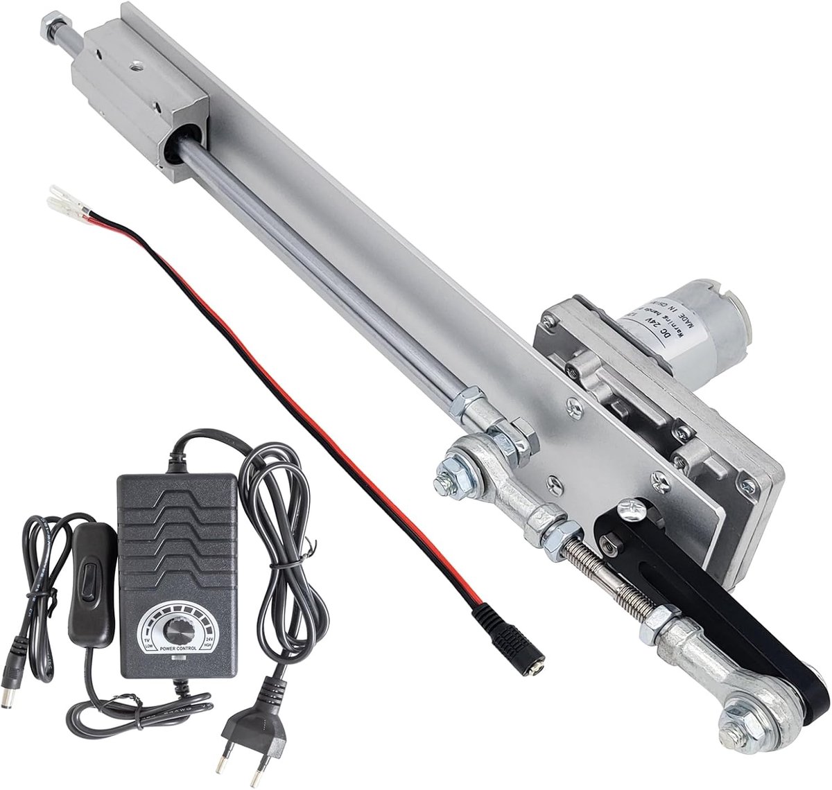 Lineaire actuator 3-15 cm - verstelbaar - DC 24V 120RPM - soepel en krachtig - ShopVlot