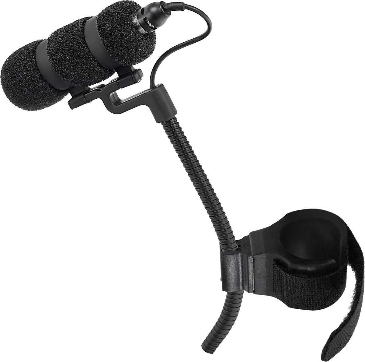 MCM-100 Instrumentmicrofoon Set voor Fluit, Fantoomvoeding 48 V | Instrumentmicrofoon voor alle gangbare instrumenten, Richtingskarakteristiek: cardioïde, Gevoeligheid: -45 dB ±3 dB, 8 m)