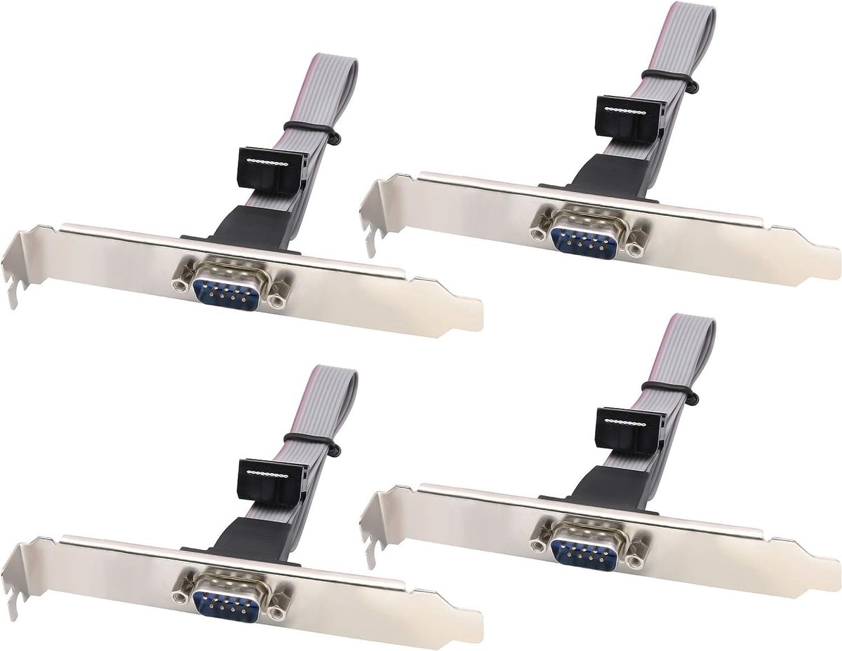 Seriële Poort Beugel Kabel Connector Adapter, 1 DB9 Mannelijke Poort naar 10 Pin Vrouwelijke Kopbal Kabel Computer Moederbord