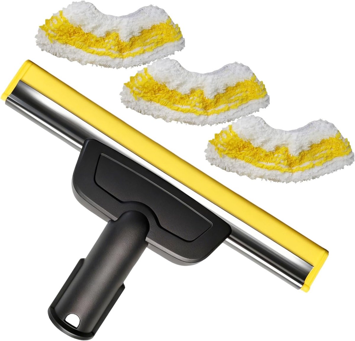 Mondstuk voor raamreiniger met 3 microvezeldoeken, accessoires voor stoomreiniging, compatibel met Kar-ch-er SC1-SC5 CTK10 CTK20 streepvrije reiniging van ramen en ramen