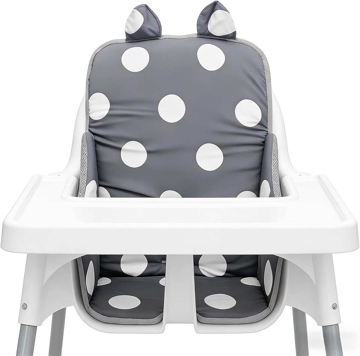 Stoelkussen voor Hauck kinderstoel: 36-30-15 cm, zitkussen van katoen en 3D-mesh met schuimvulling, geschikt voor 3- en 5-punts gordelstoelen