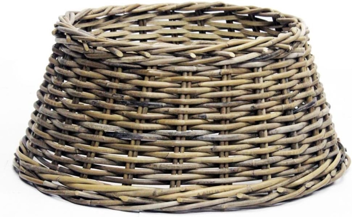 Kerstboomrok 210cm - natuurlijk riet - handgemaakt - sfeervolle decoratie - SnelShoppen
