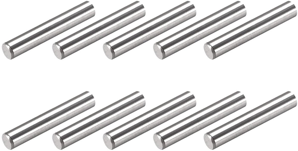 25 stuks pluggen 304 roestvrij stalen plankpennen voor metalen apparaten meubels inbouw DIY 5 x 20 mm