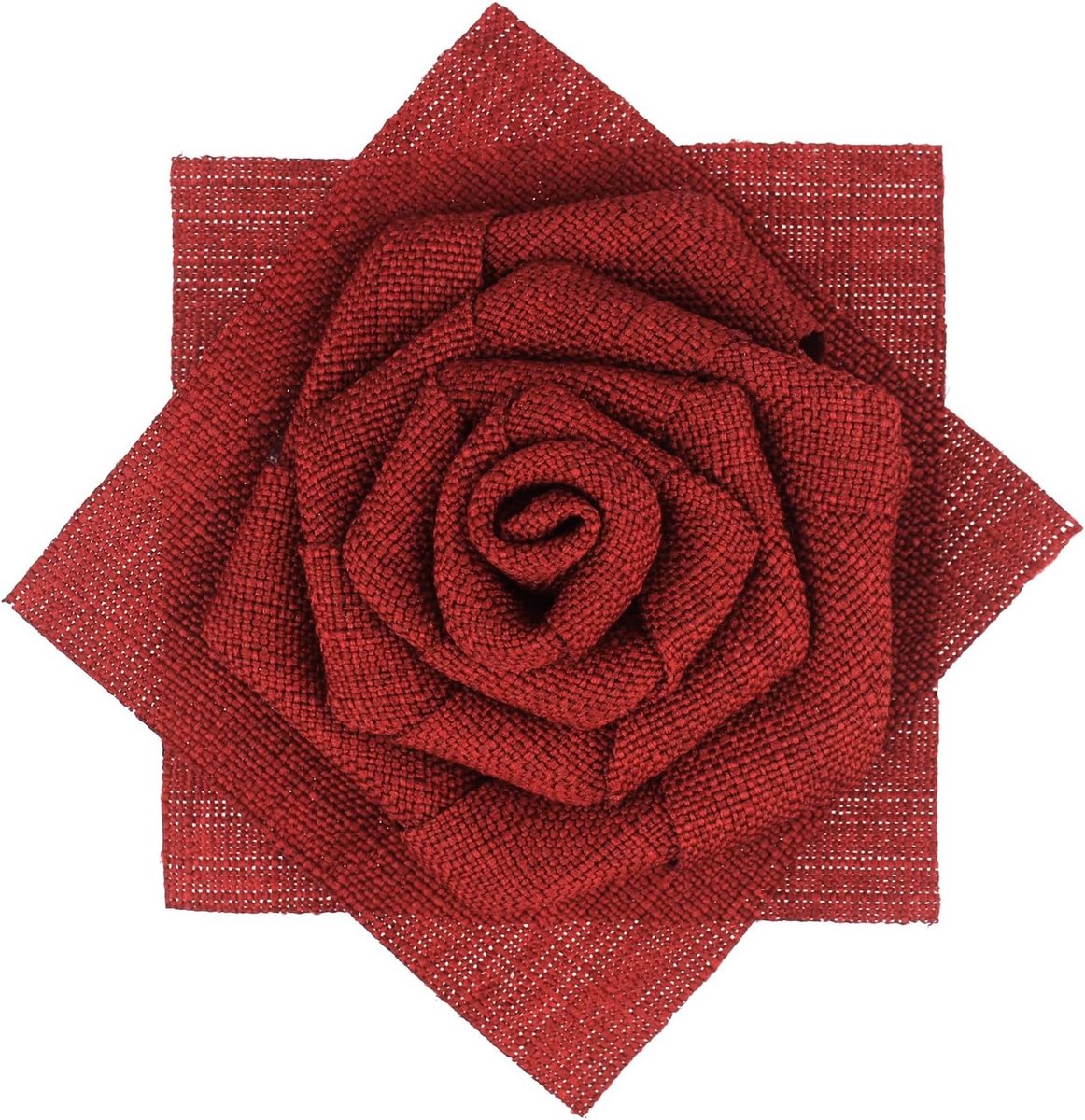 Mecool De roos haarspeld broche korset hoofdtooi bloem haarspeld accessoires voor vrouwen meisjes party rood