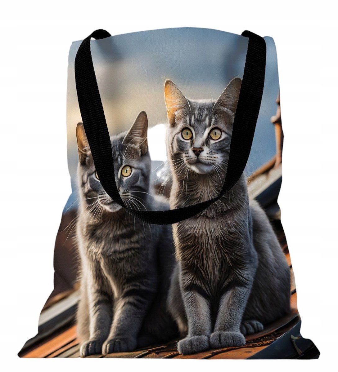 Unieke kattenprint shoppertas - Duurzaam en Stijlvol