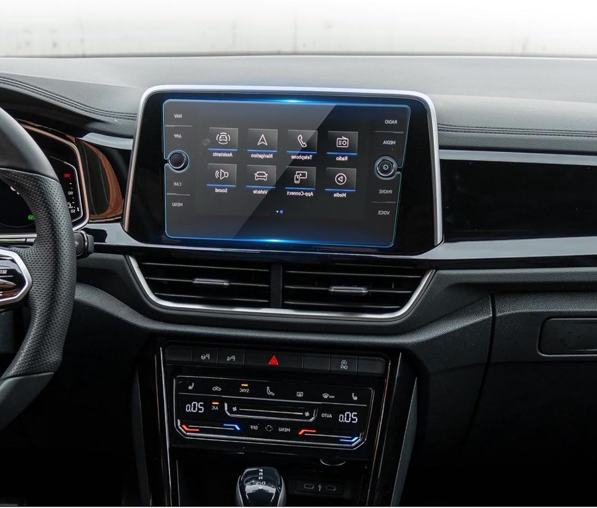 】8 inch pantserglas beschermfolie compatibel met VW T-Roc 2018-2025 8" Discover Media - ShopVlot