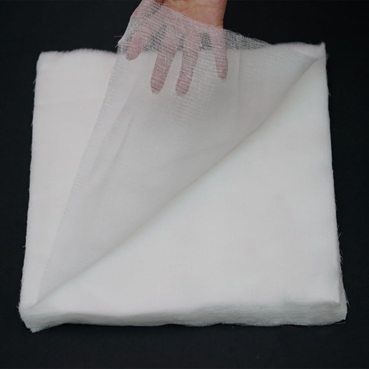 100 stuks wegwerp gaasverband voor gezicht, spa, zachte ademende verbandstof, gezichtsmasker, papier voor schoonheidssalons, vrouwen en meisjes, gezichtsverzorging thuis