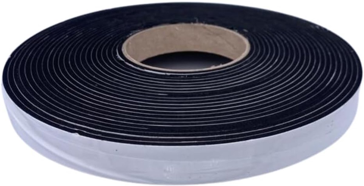 3 epdm rollen zelfklevende afdichting zwart epdm lijm rubber plakband rubberen afdichting DIY deuren venster douche koelkast (10mt x 5mm dikte 3mm)