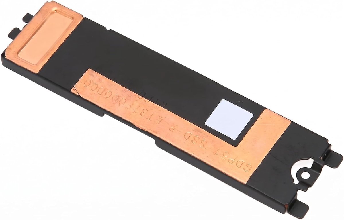 Heatsink Hard Drive Cover voor XPS 15 9500 9510 9520 Precision5550 5560 Laptop Rechts SSD, Duurzaam Aluminium SSD Heatsink Cover Hard Drive Hitteschild