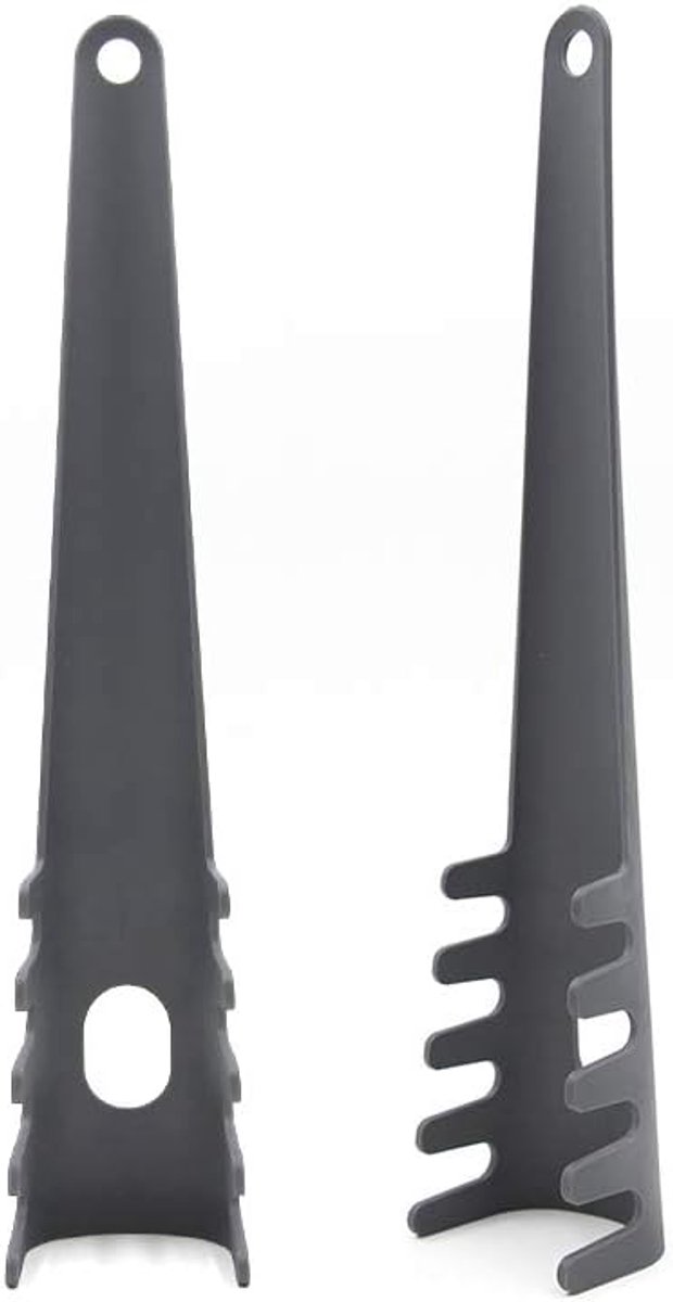 Spork - pasta lepel van Shane Schneck Fb.: Carbon grijs
