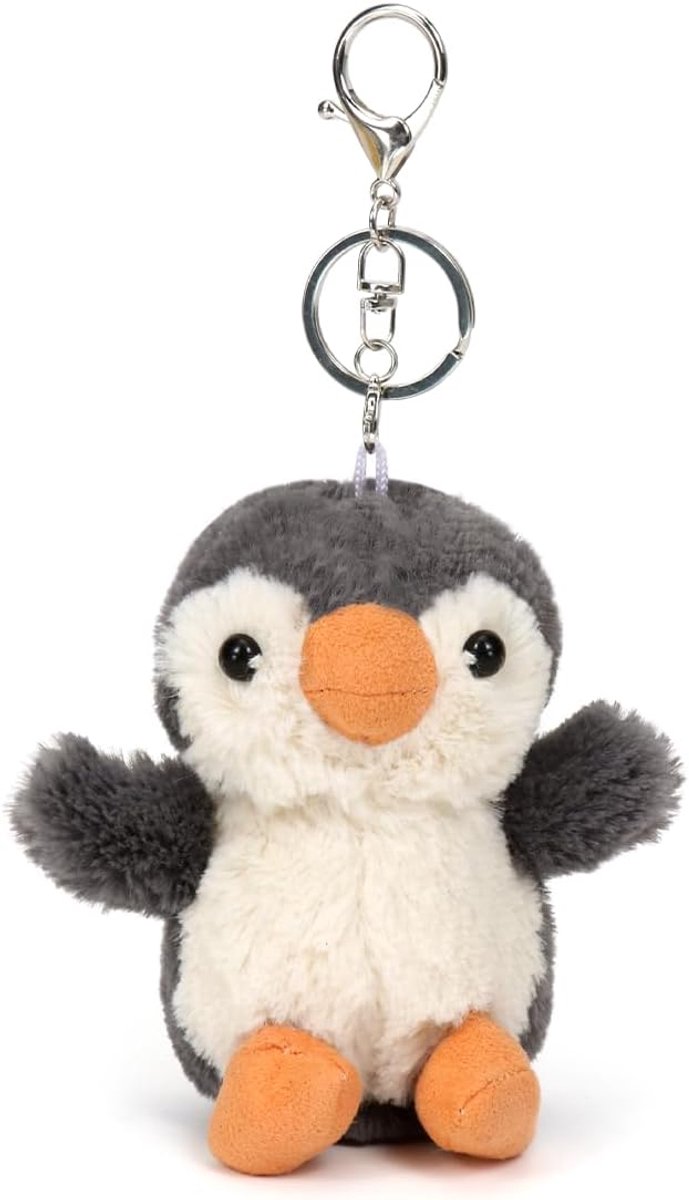 Sleutelhanger pinguïn, pluche sleutelhanger
