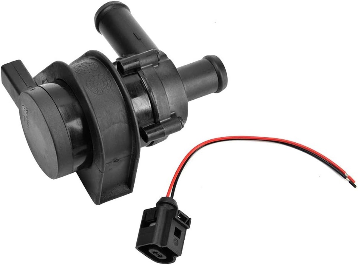 hulppomp, 1K0965561J Water Auxiliary Pomp Fit voor Kevers en andere voertuigen aftermarket vervanging. -voor koelvloeistof verwarming pomp hulppomp