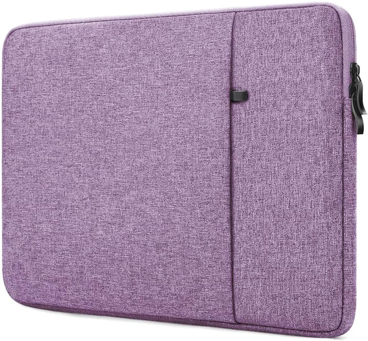 15-inch Laptophoes voor MacBook Air 15 M5/M4/M3, Violet | Perfecte Pasvorm, Waterafstotende Bescherming, Zachte Suèdeachtige Voering, Voorvak voor Accessoires, Dubbele Metalen Rits