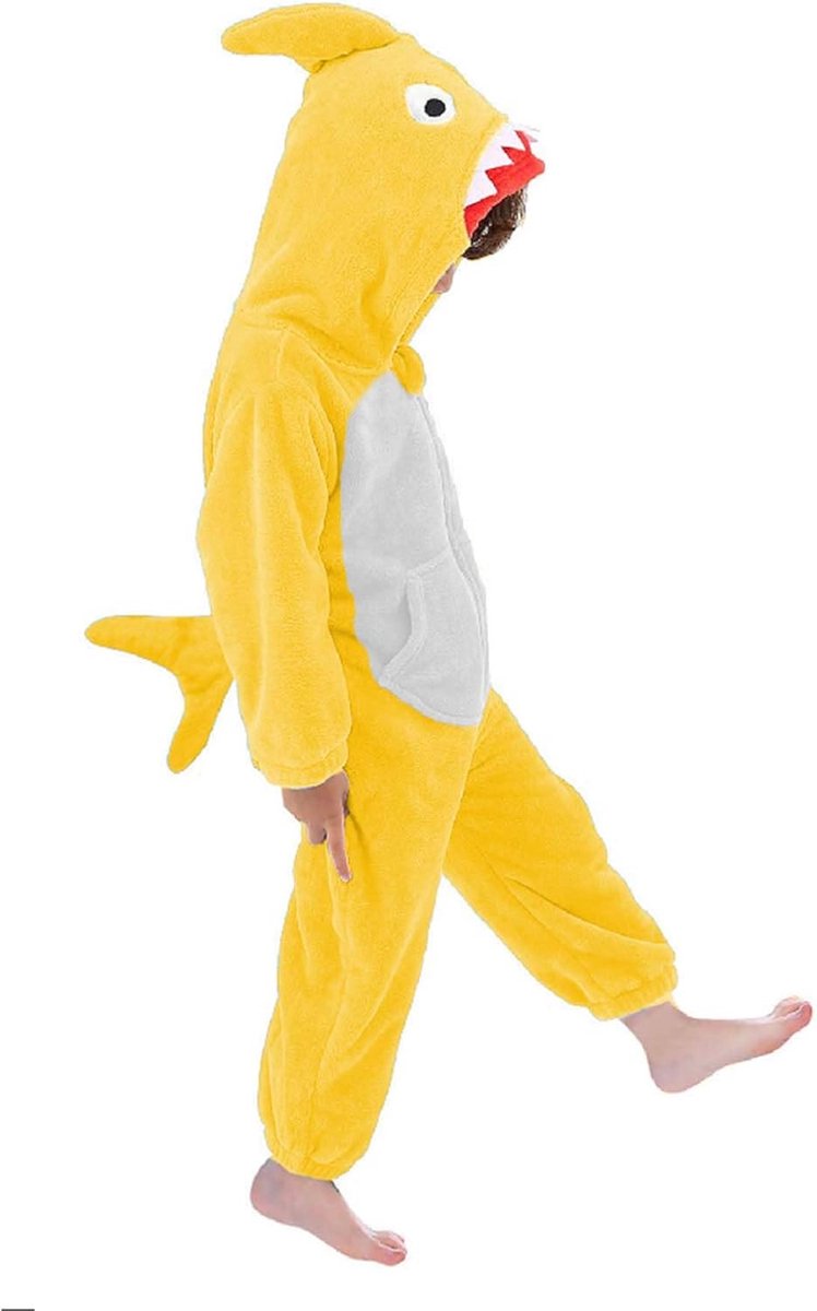 Groen dinosauruskostuum voor kinderen, jumpsuit van flanellen romper voor kinderen, 4-6 jaar, groen, maat M
