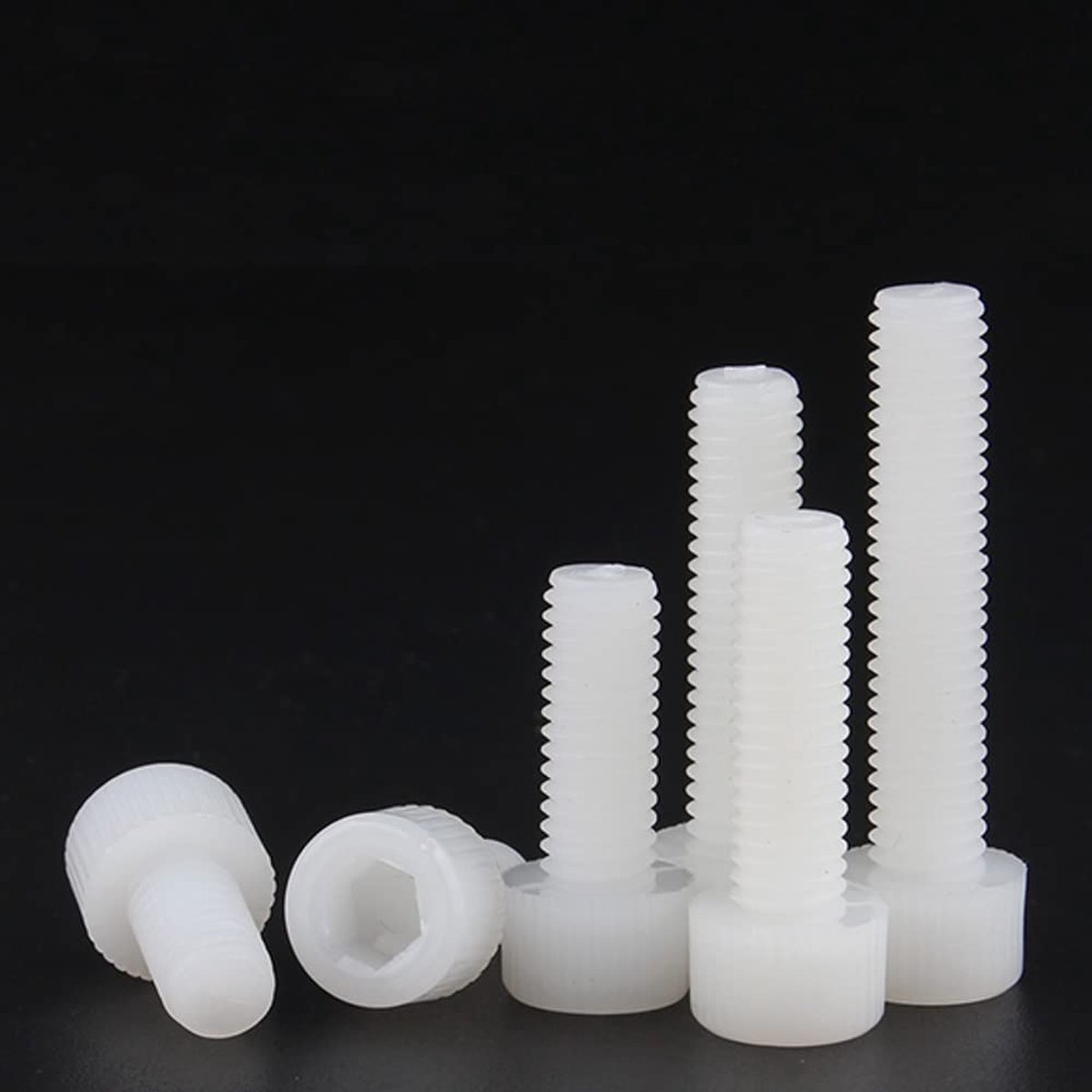 binnenzeskantschroef cilindrische kop binnenzeskantbout kunststof schroef M6*50 mm,20 pcs