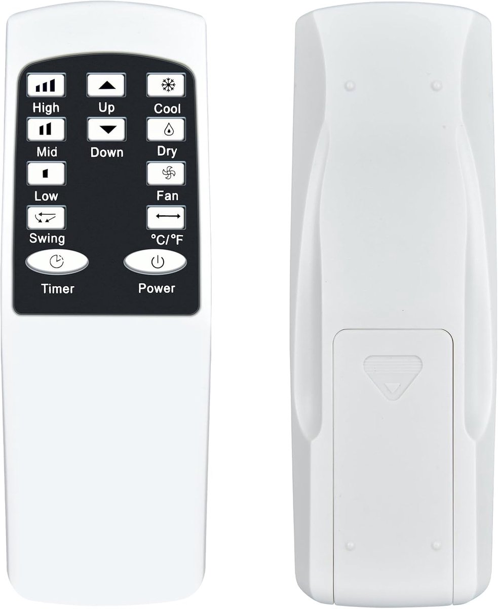 Afstandsbediening compatibel met SereneLife SLACHT128 draagbare 12.000 BTU airconditioning