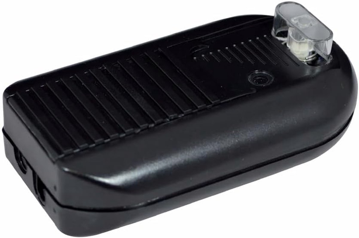 tibelec 571820 voetdimmer met schakelaar, zwart
