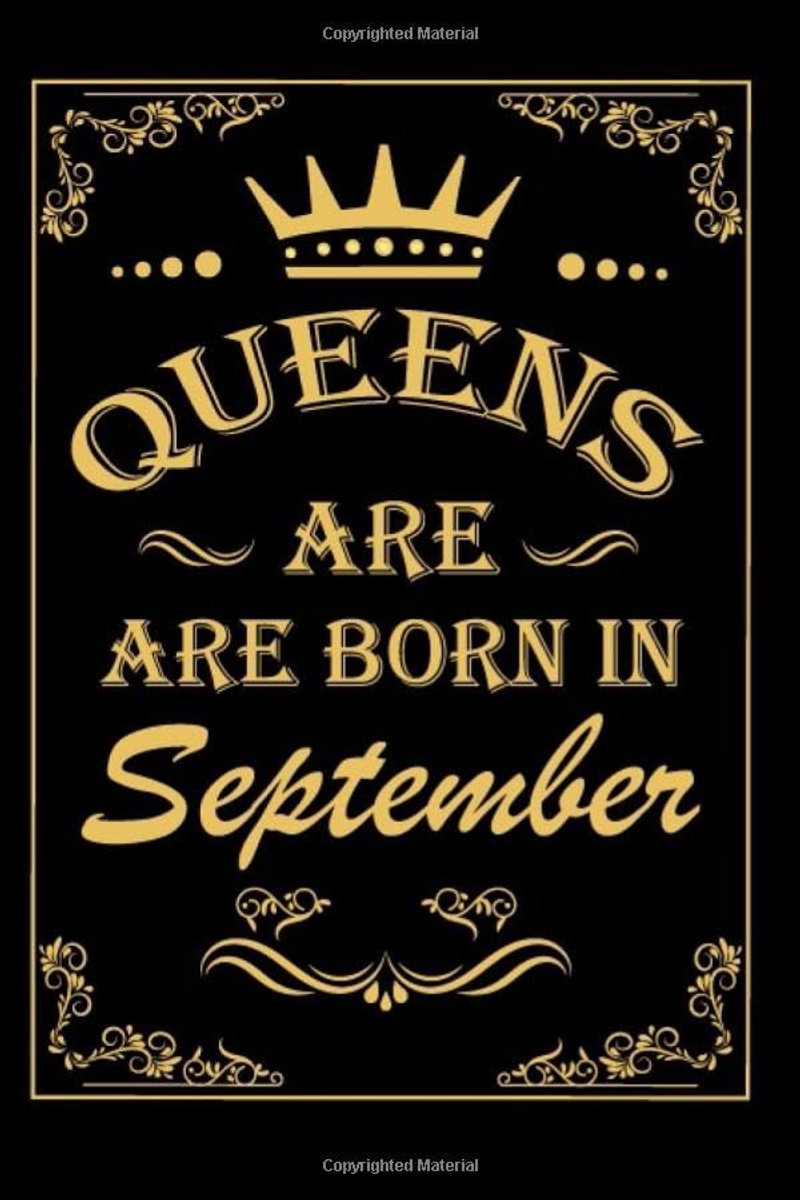 Are Born In September: Birthday notebook gift, Blank lined journal/notebook. Retro September Birthday Gift for Women And Men ... anniversary.Vintage Style birthday gifts