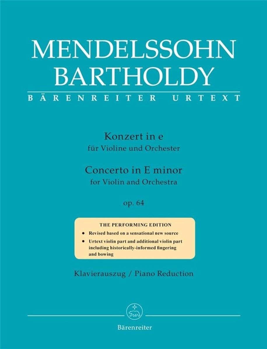 Concert voor viool en piano - E mineur - Piano-reductie - Voor muziekliefhebbers - ShopVlot