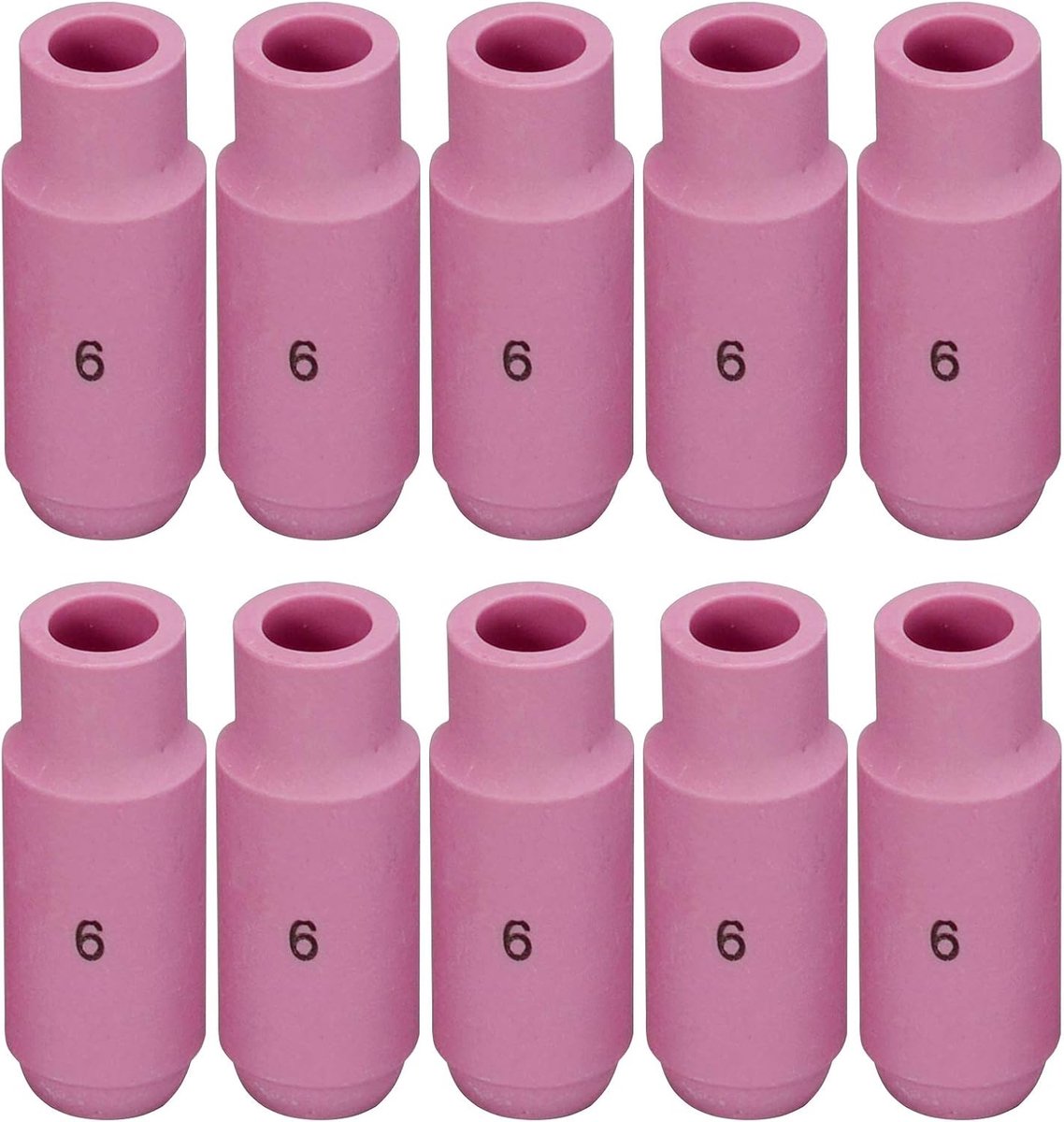 TIG Alumina Nozzles 10N48 - Keramisch - Geschikt voor SR WP 17 18 26 - 10-pack voor TIG-lasbranders - ShopVlot