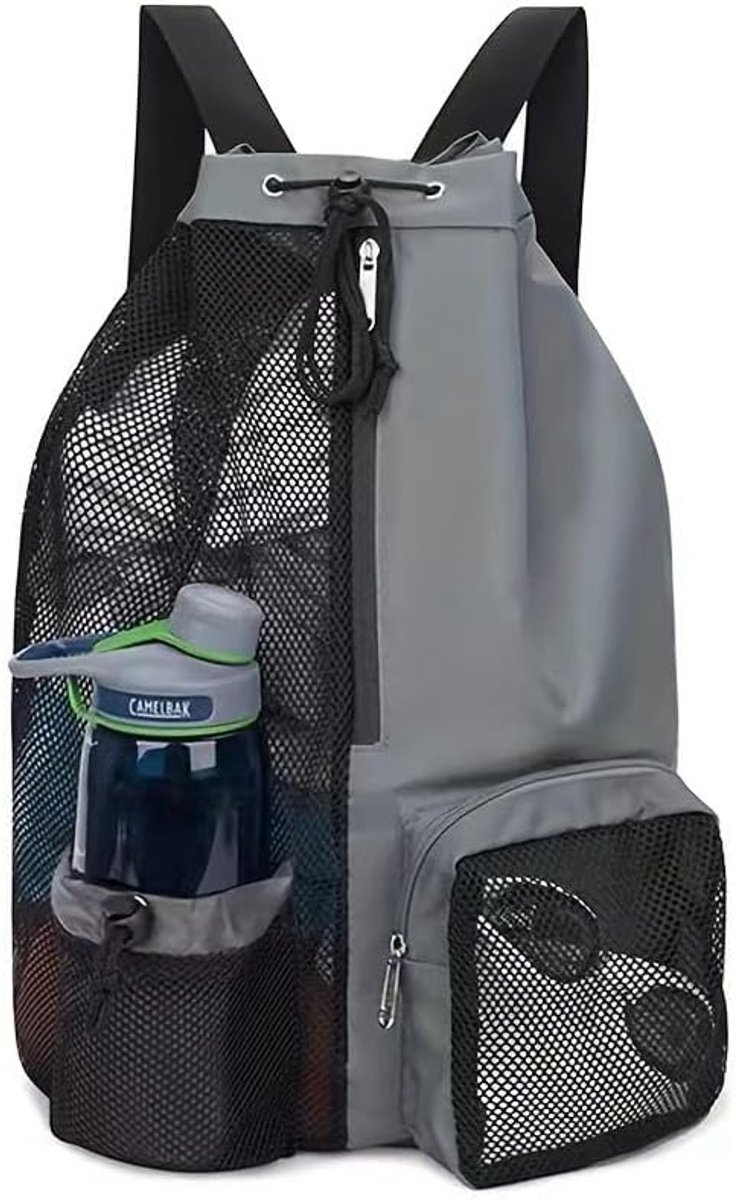 Gymtas met trekkoord - groot - waterdicht nylon - ideaal voor sport en school - ShopVlot