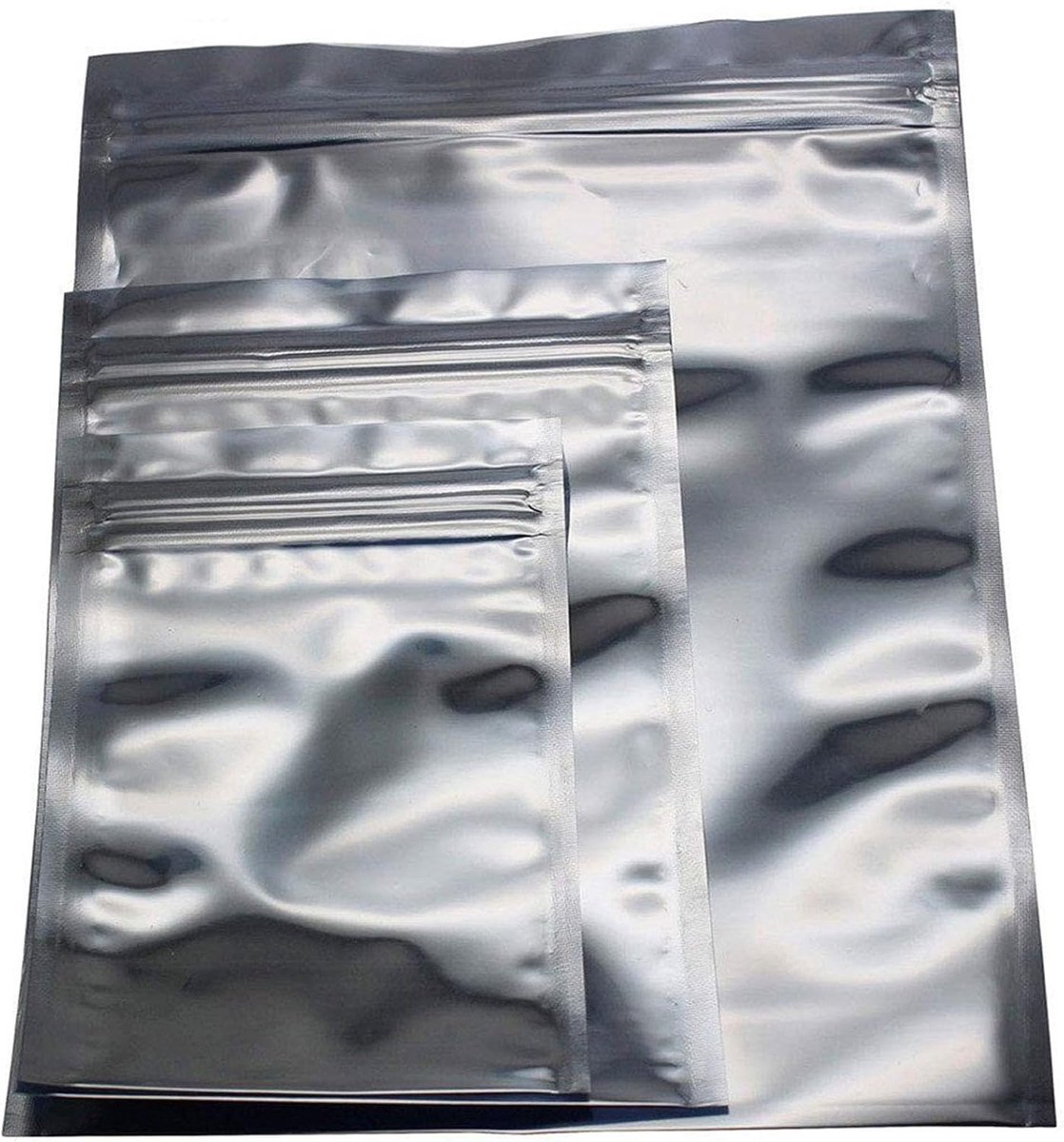 Anti-Static Zakjes 60pcs - 8x13cm, 10x16cm, 15x20cm - Resealable, Translucent - ShopVlot