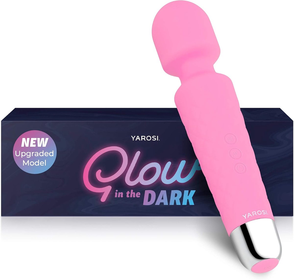 Massager voor spieren - Oplaadbaar - Glow in the dark - Krachtige vibraties voor ontspanning - ShopVlot
