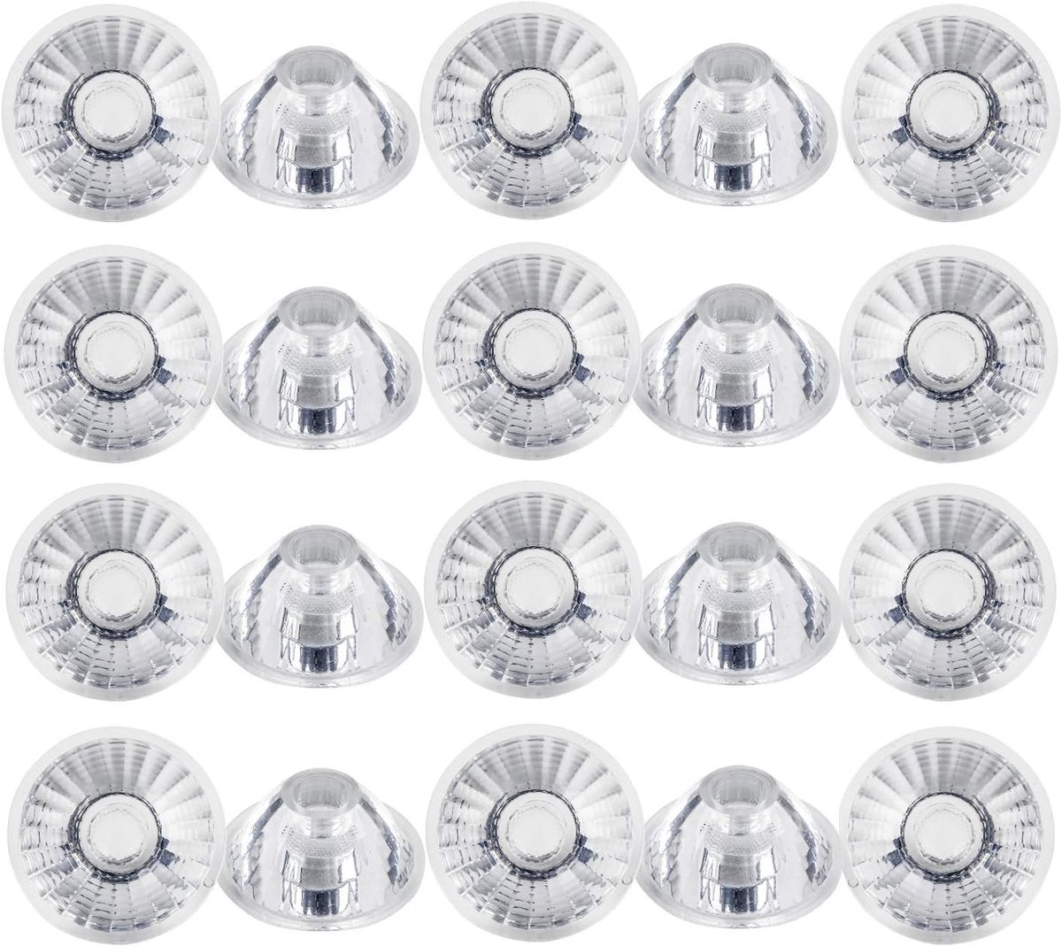 Acryl lens 25 graden Φ35mm - zonder bevestiging - hoge lichtopbrengst - ideaal voor LED lampen - ShopVlot