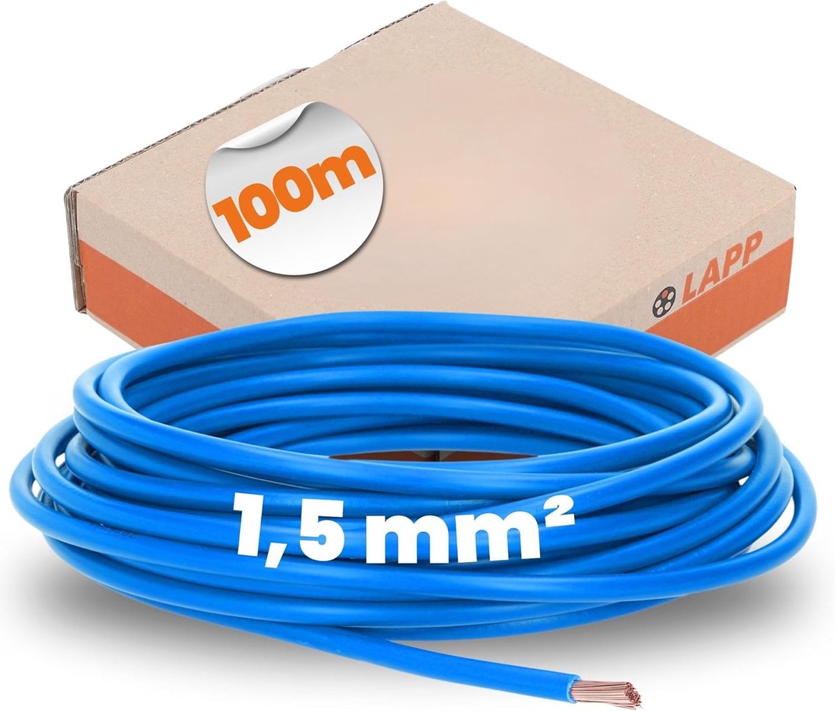 Wiring kabel 1.5 mm² - flexibele kabel - PVC isolatie - geschikt voor installatie in controlekasten - ShopVlot
