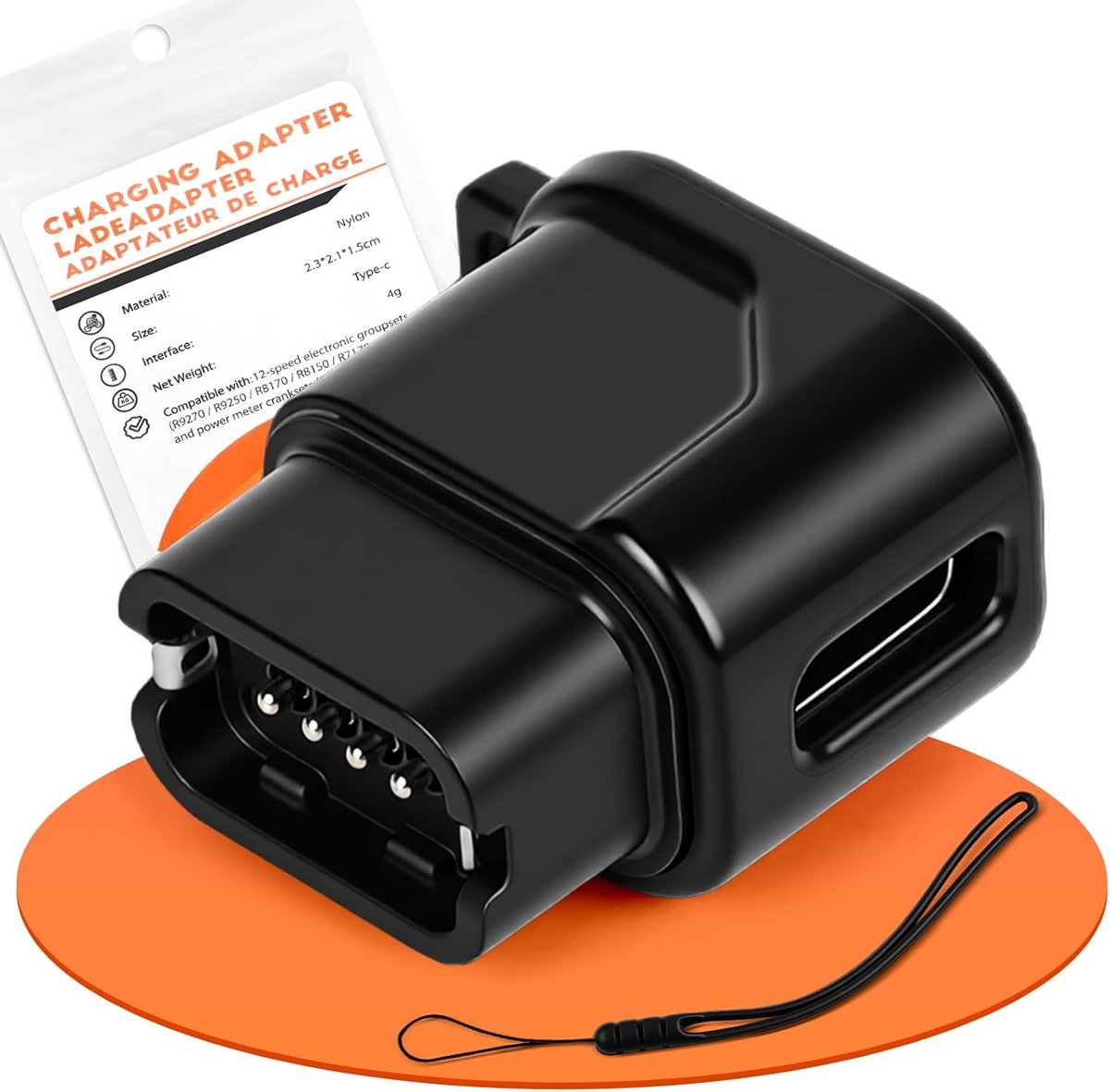 USB-C Oplader Adapter Shimano DI2 - Universele 4 Pin naar Type C Converter - Noodoplaadkabel voor E-switches - ShopVlot