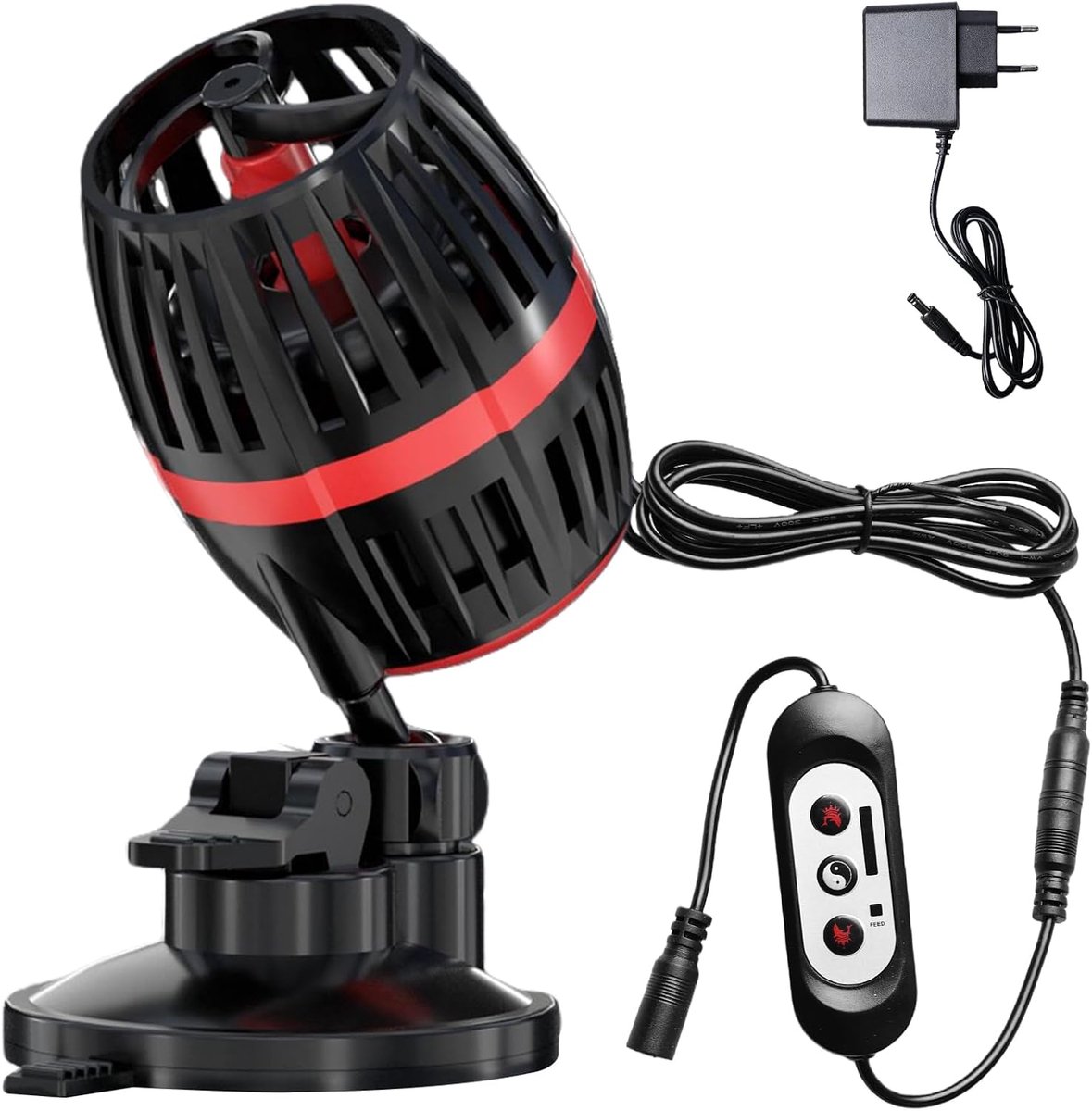 Aquarium stromingspomp - 150 l - DC circulatiepomp - 4 golfmodi voor optimale watercirculatie - ShopVlot