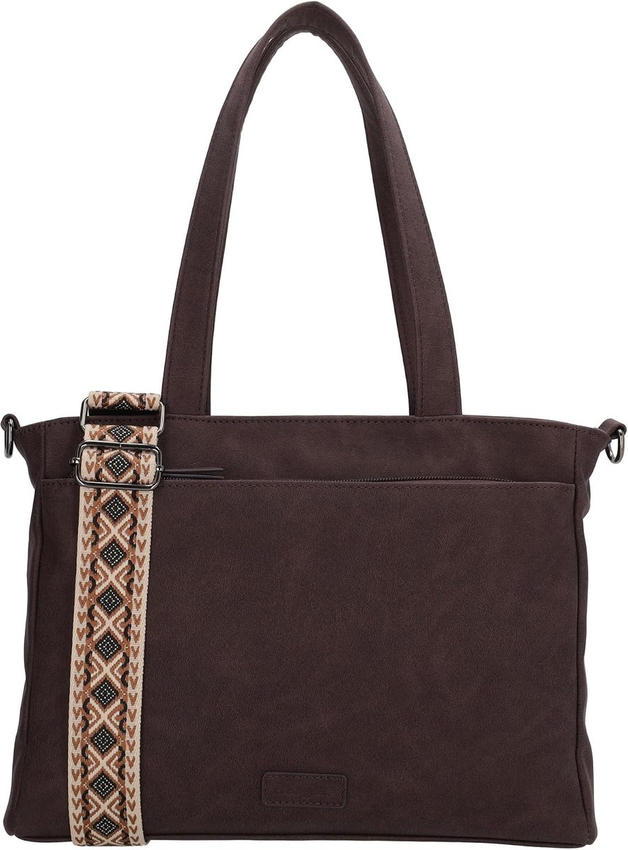 Beagles Malaga Shopper - ruim - katoen - trendy design - perfect voor dagelijks gebruik - ShopVlot