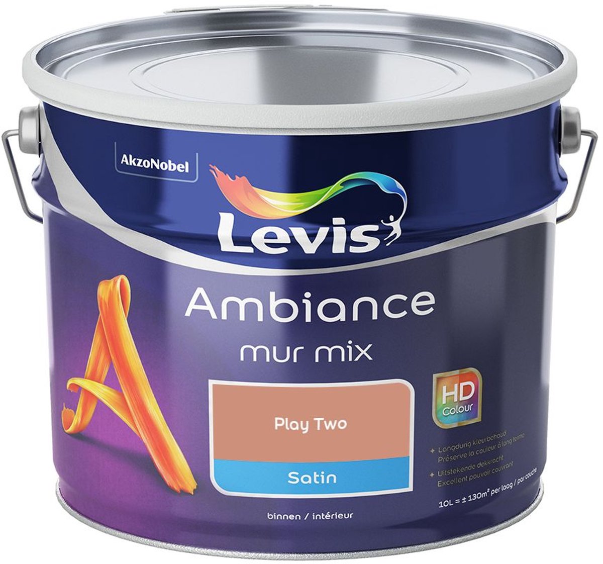 Levis - Ambiance Mur Satin Mix - Play Two - Mengverf - 10 L