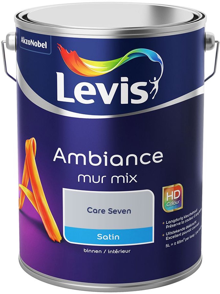 Levis - Ambiance Mur Satin Mix - Care Seven - Mengverf - 5 L