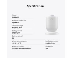 Sonoff Zigbee Bewegingssensor Snzb-03P Voor Huisbeveiliging En Automatisering