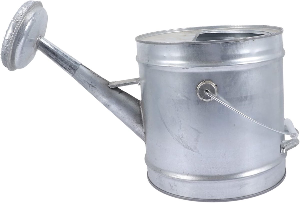 Metalen Tuingieter - Waterkoker Planten - Planten Water Geven - Grote Opening - 10 Liter - Zilver