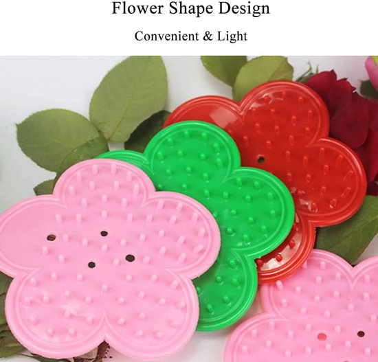 Bloem Doorn Stripper - Plukker Bladverwijderaar - Bloemen Verwerken - Zacht Flexibel Plastic - 2 Stuks - Roze van Bloem — afbeelding 4