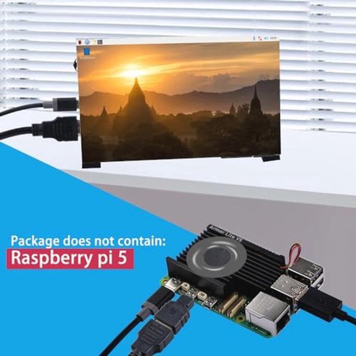 Vt products - Actieve koeler - Raspberry Pi 5 koeling - Ultra-ijzeren ventilator