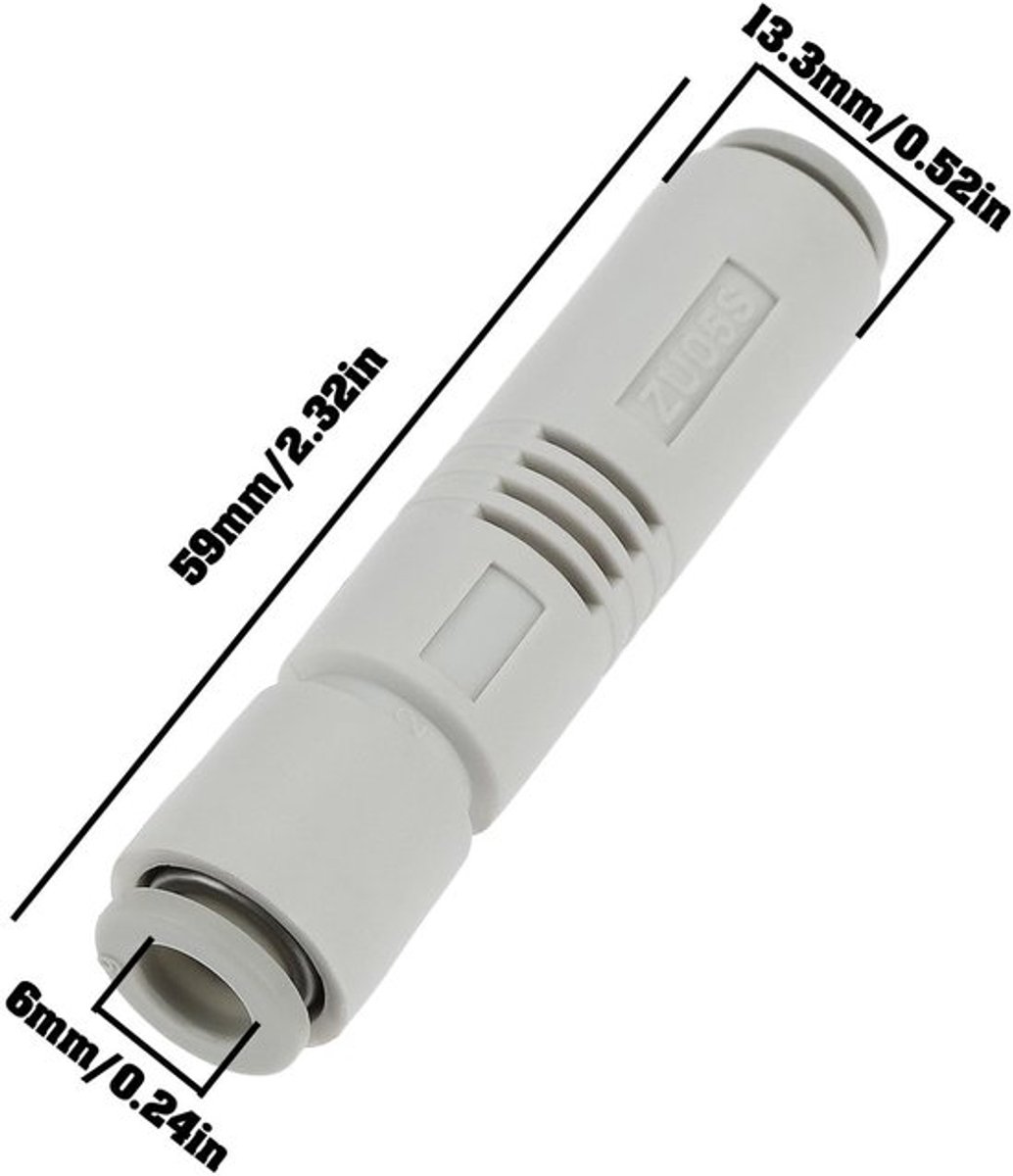 Onf3 - Pneumatische Montage Vacuüm Ejector - 85Kpa - Rechte Buis - 6mm Poort