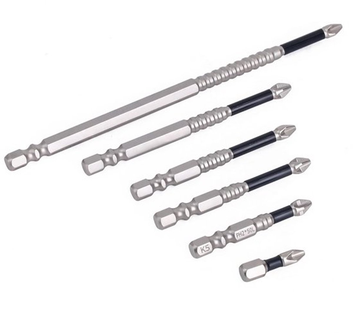 MTTProducts - Torx Long Screwdriver Bit Set - Magnetische Bits - Professionele