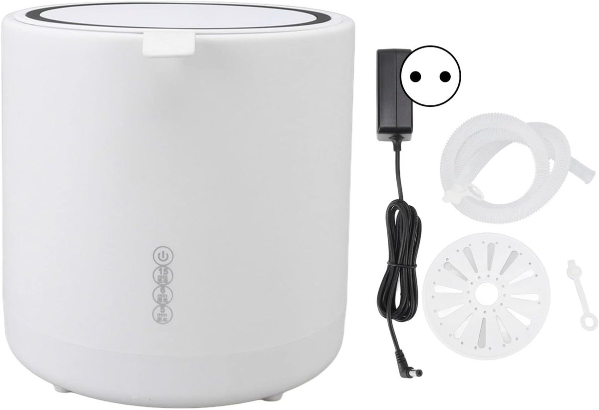 Mini Wasmachine Compacte Washer Kleine Was Blauw Licht Reiniging 6 Liter Wit